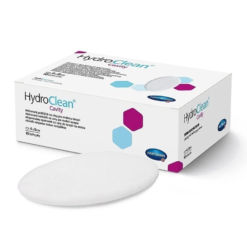 HydroClean advance Cavity – vankúšik na rany ovál (4x8cm) 1×10 ks