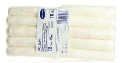 OVÍNADLO HYDROFILNÉ pletené, nesterilné (12cm x 5m) 1×10 ks