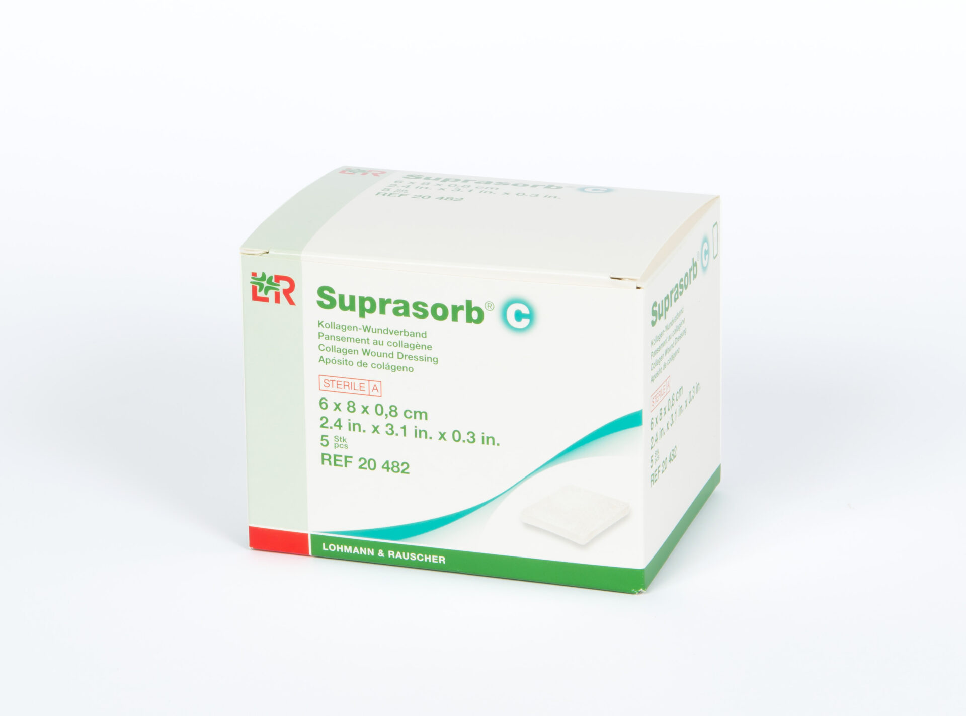 SUPRASORB C – krytie na rany (6x8x0,8cm) 5ks/bal